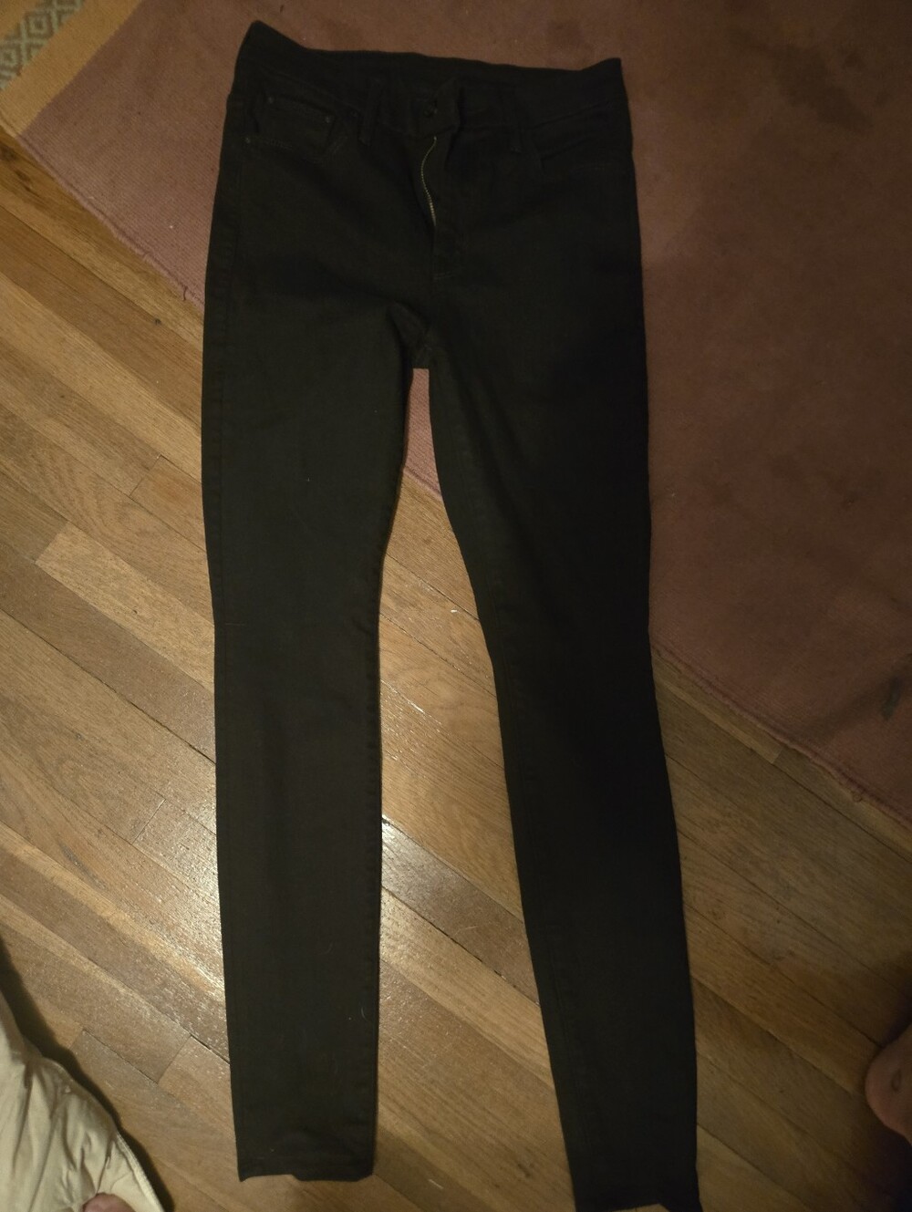 Mother Jeans Women's 28 Black High Waisted Looker Skimp In Lasting Impression